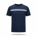 3-Strap Navy T-Shirt